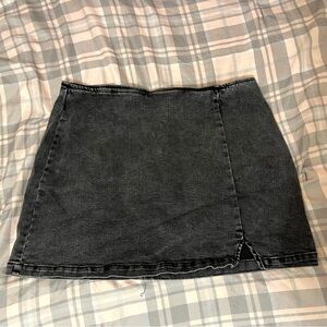 Black Denim Wild Fable Skirt